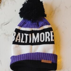 NFL Baltimore Ravens Purple and Black Knit Hat